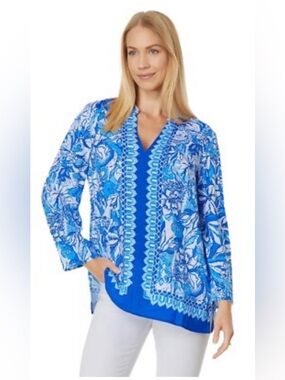 NWT Lilly Pulitzer Luna Bay Tunic Top